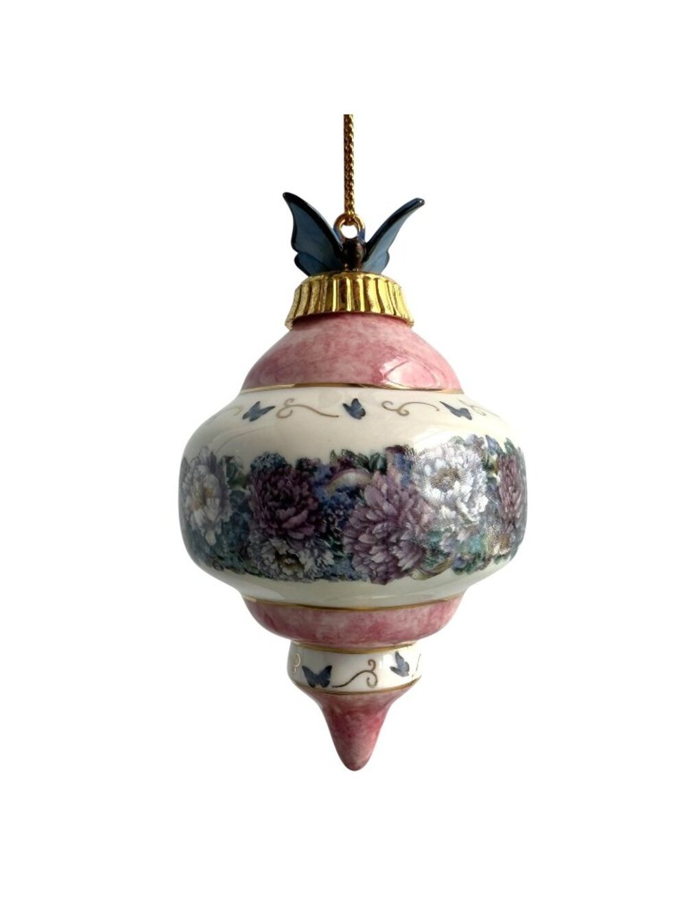 Bradford Editions Lena Liu Circle of Love Floral Inspirations Victorian Ornament